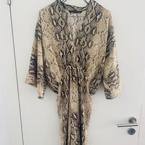 Zara Snakeskin Dress